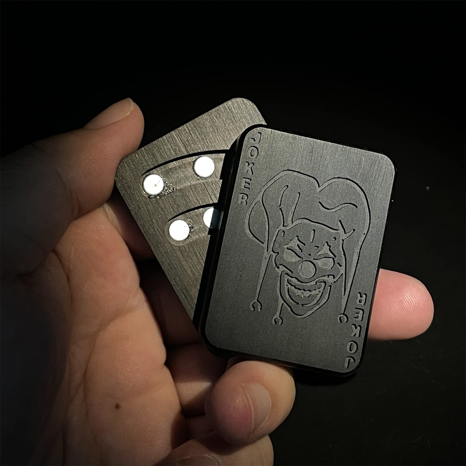 Amazon | ピエロ黒檀磁気プッシュスライダー大人のEDC Fidget Toy自閉